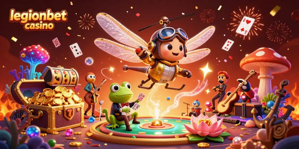 Experience the excitement of legionbet casino with vibrant games and dynamic animations.