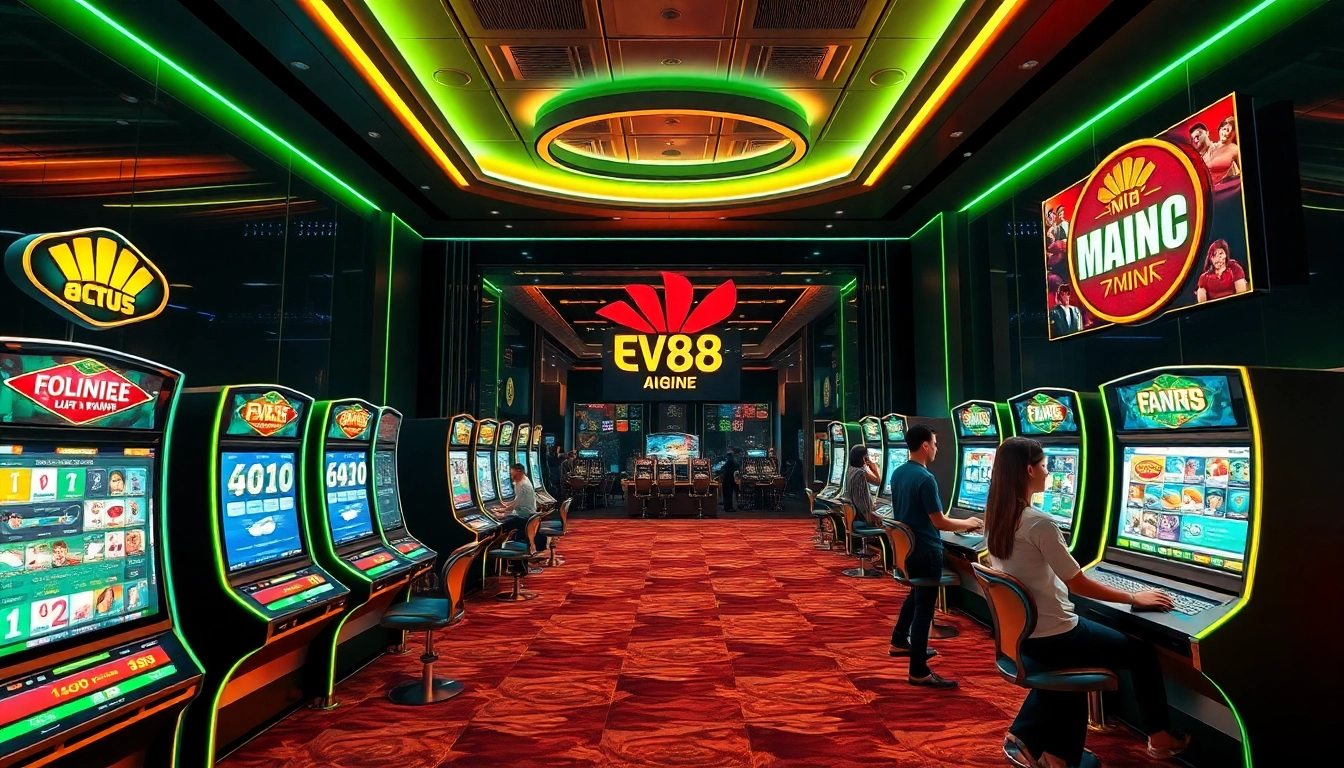 Exciting online casino experience at ev88win.live with vibrant gaming and betting options.