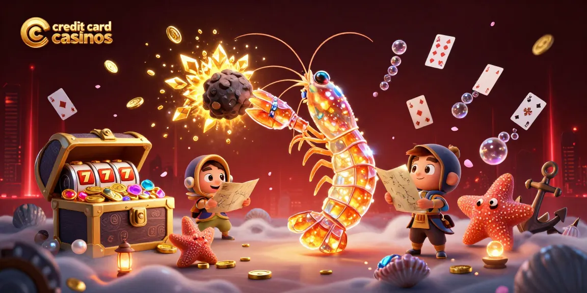Engage with the excitement of credit card casinos, featuring dynamic gaming elements and rich visual detail.