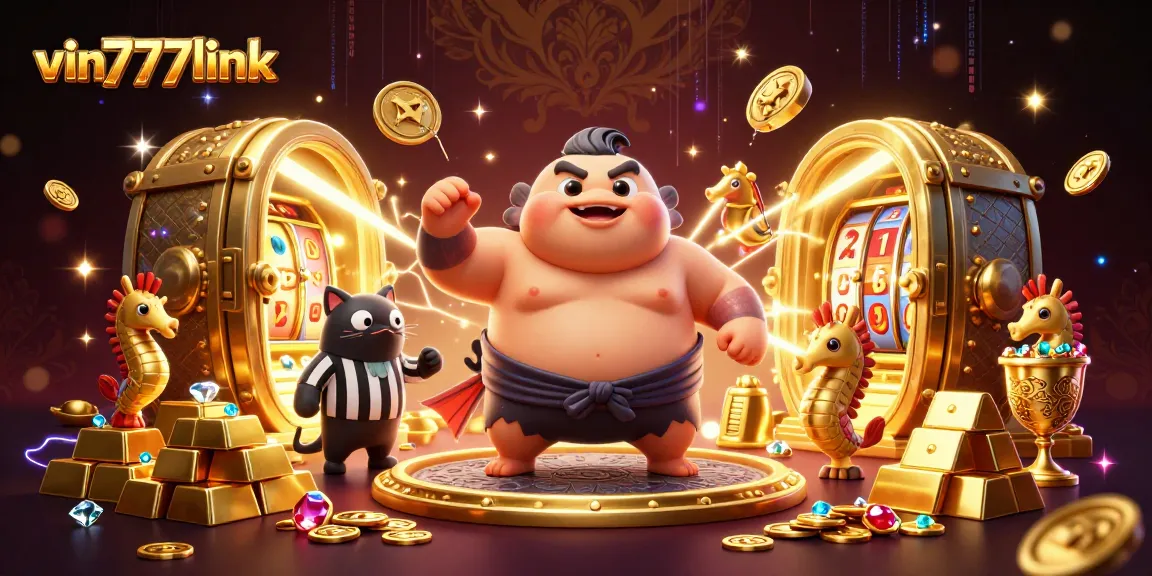 Experience thrilling action at vin777link with an underwater casino scene featuring a fugu fighter and treasures.