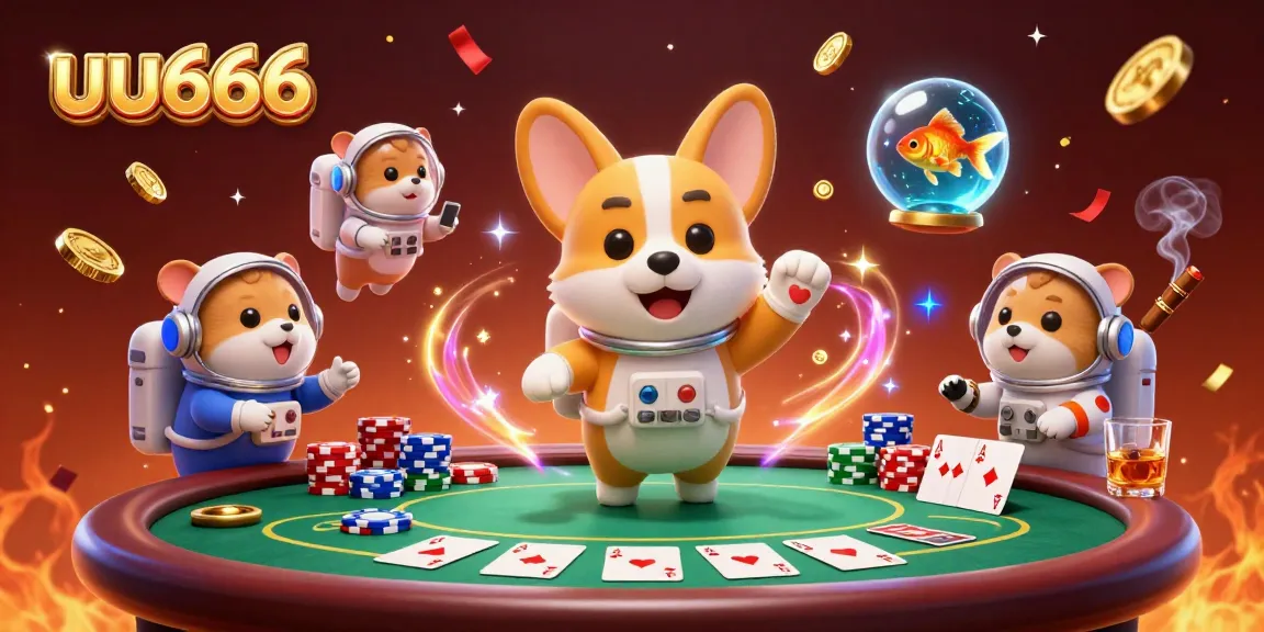 Experience exhilarating gaming with the uu666-themed space casino adventure featuring charming characters.