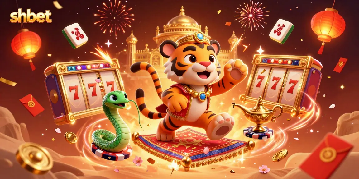 Experience thrilling action with shbet’s vibrant 3D animated casino scene featuring exotic games and festive elements.