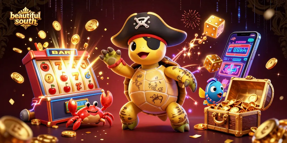 Kickstart your gaming adventure with beautifulsouth's festive casino treasure island!