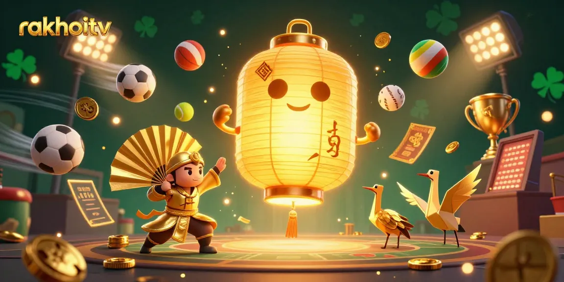 Experience rakhoitv with dynamic sports betting action and vibrant visuals in this stunning illustration.